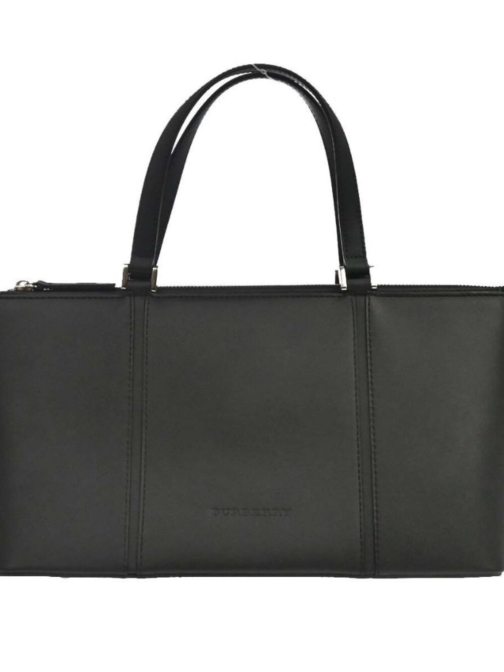 Burberry Black Leather Handbag Pony-style